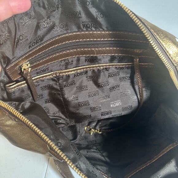 Michael Kors Barrel Gold Studded Women's Handbag - Picture 5 of 5